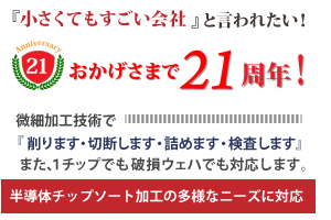 おかげさまで20周年!